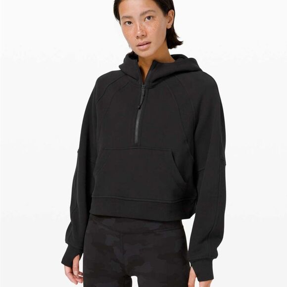 lululemon athletica Tops - Lululemon Scuba Oversized 1/2 Zip Hoodie
Black XS / small $118 msrp sweatshirt